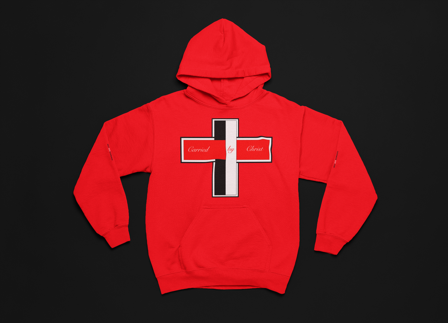 DONTMOCKGOD "Savior" Pullover Hoodie (Red)